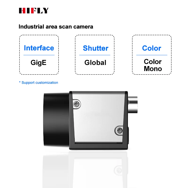 

Best-selling Machine Vision GigE 5MP 2592*1944PX Industrial Camera With Rolling Shutter