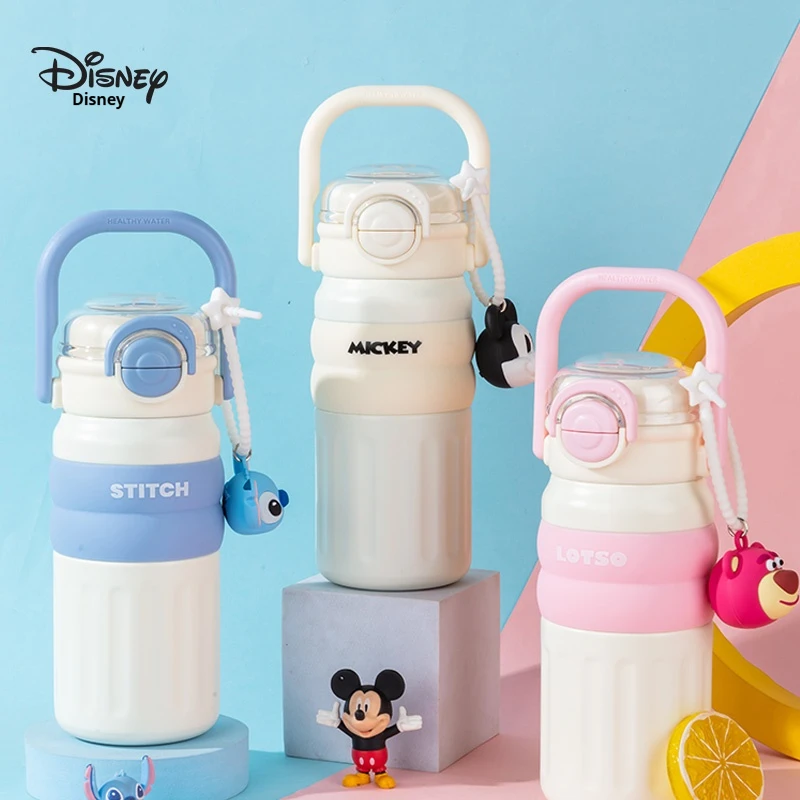 

Disney Children's Insulated Cup Primary School 316 Stainless Steel Dedicated Water Bottle Portable Straw Cup Portable Sports Cup