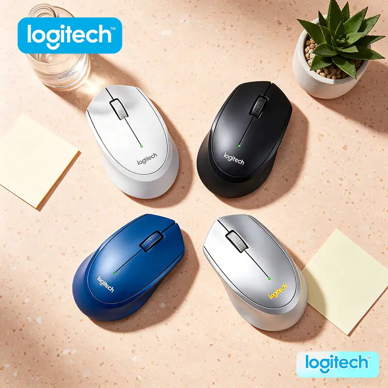 Ratón Inalámbrico Silencioso Logitech M280/M330/M100R, 2.4GHz, Alcance de 10m, Fuerte y Estable, para Computadora Portátil, PC, Mac, Escritorio
