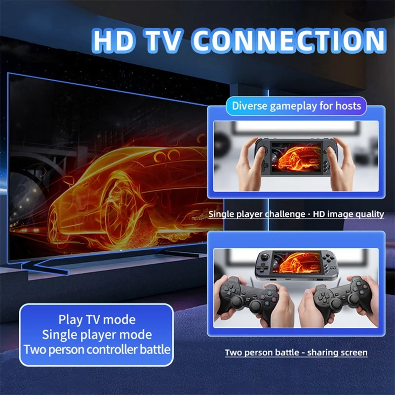 Console de jogos portátil Daily X39 Pro com mais de 4000 jogos clássicos Jogos de vídeo portáteis portáteis Máquina de jogos com bateria de 3000mAh