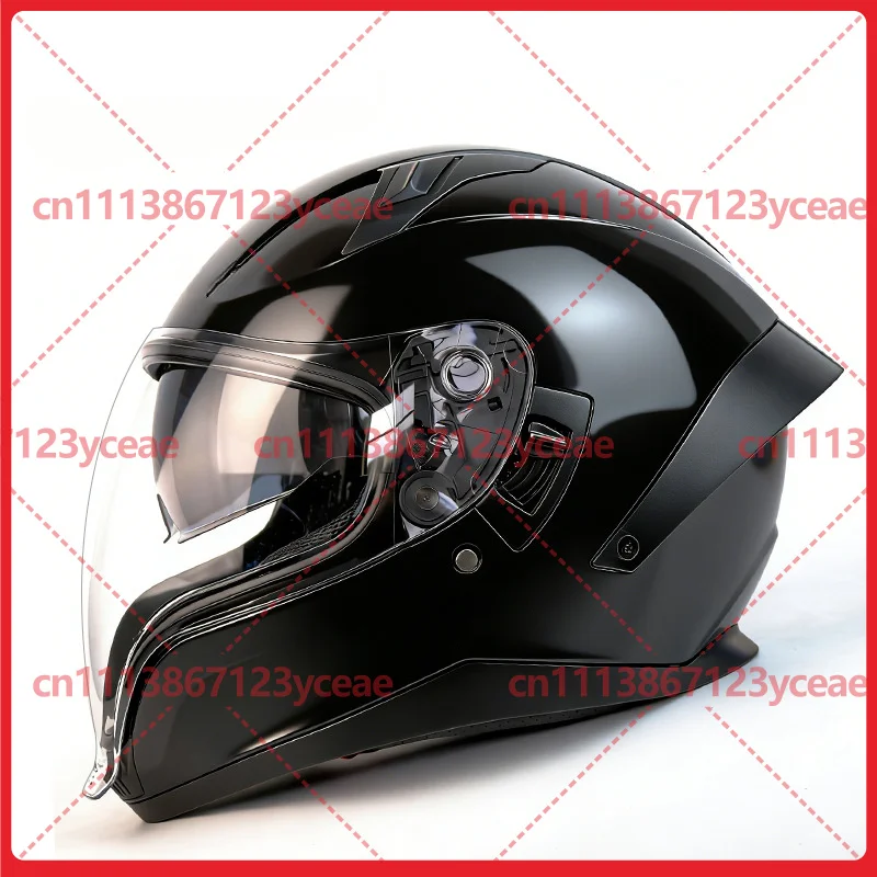 for KuqiBao Lightweight Full Face Motorcycle Helmet 3C Approved Built-in Bluetooth Headset Great Sound Quality