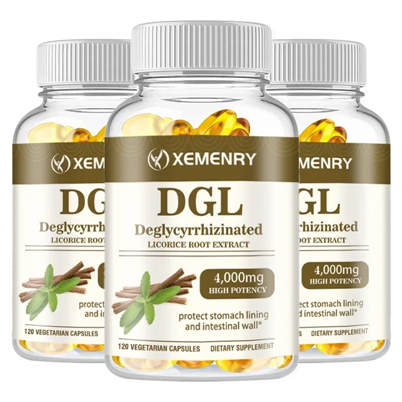

DGL Licorice Capsules - Supports Intestinal Health, Promotes Digestive Health, Relieves The Intestines, and Improves Immunity