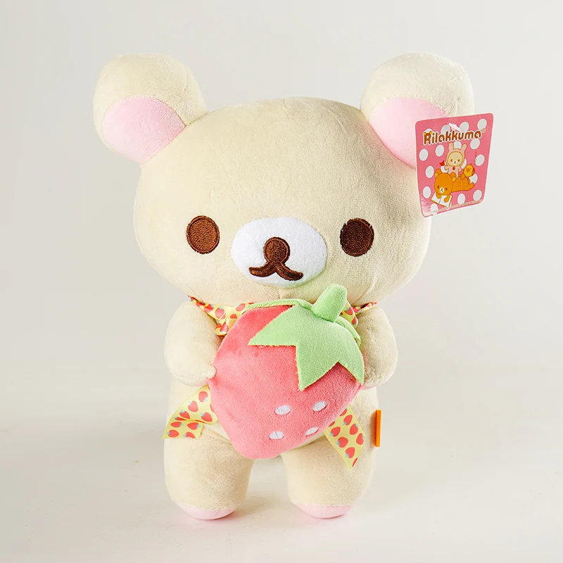 White Rilakkuma Plush Cute Animal Korilakkuma Bear Cute Rilakkuma Stuffed Doll Kuma Plushies Kawaii Room Deocr Toys Xmas Gift view 6