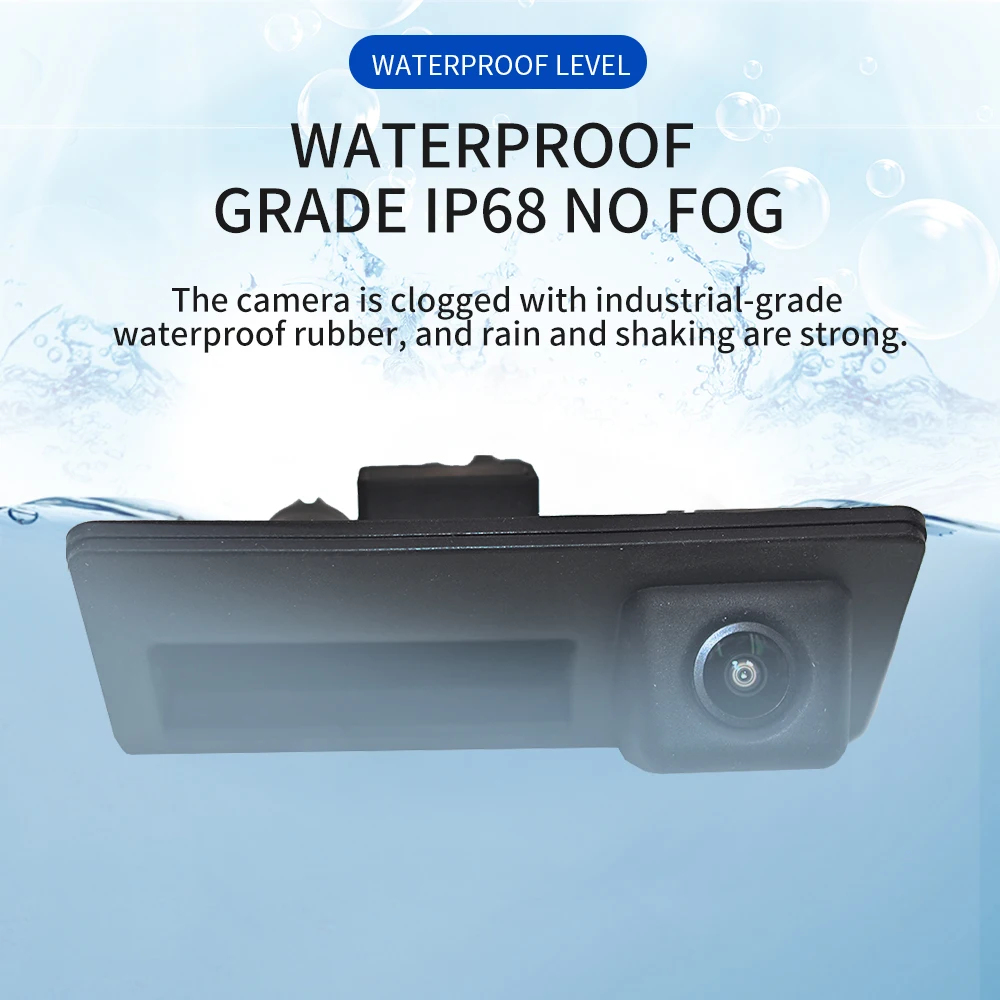 CCD HD Car Trunk Handle Rear View Camera for Audi A4 A5 S5 Q3 Q5 for VW Golf Passat Tiguan Touran Jetta Touareg B6 B7