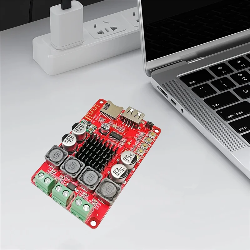 B63B-TPA3116 Digital Audio Amplifier Board TF Card U-Disk Player 2X50w Power Amplifier Board Bluetooth For Receiver FM Radio