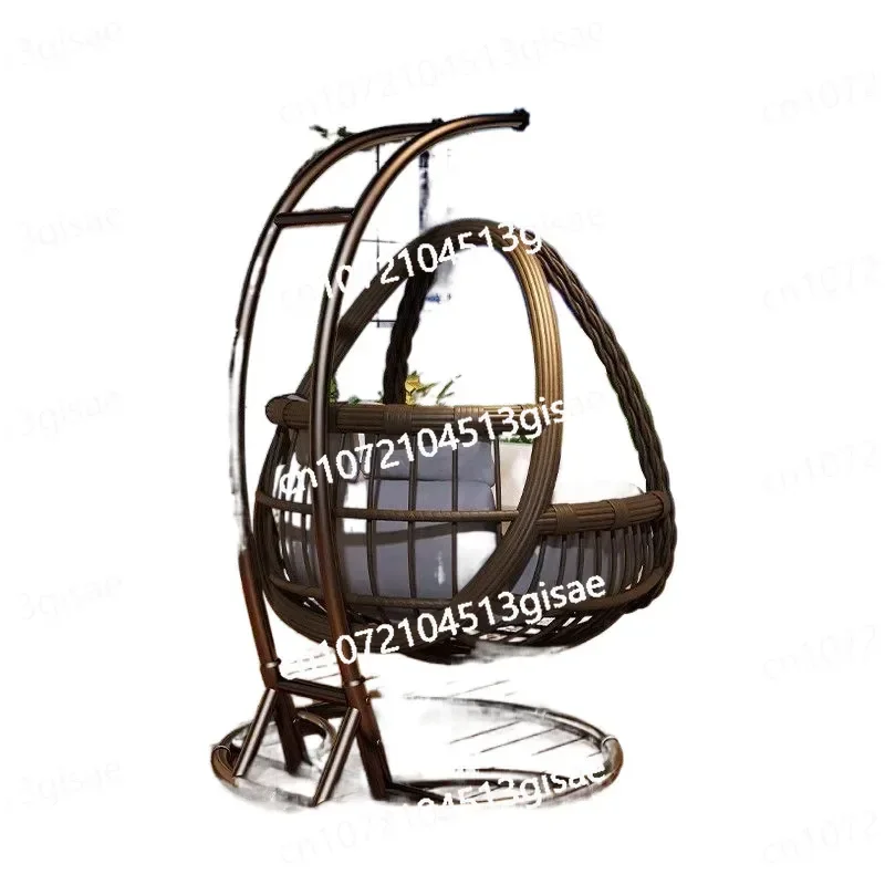 Chair Hanging Basket Single Double Rocking Chair Outdoor Hanging Basket Household Swing Bird's Nest Rattan