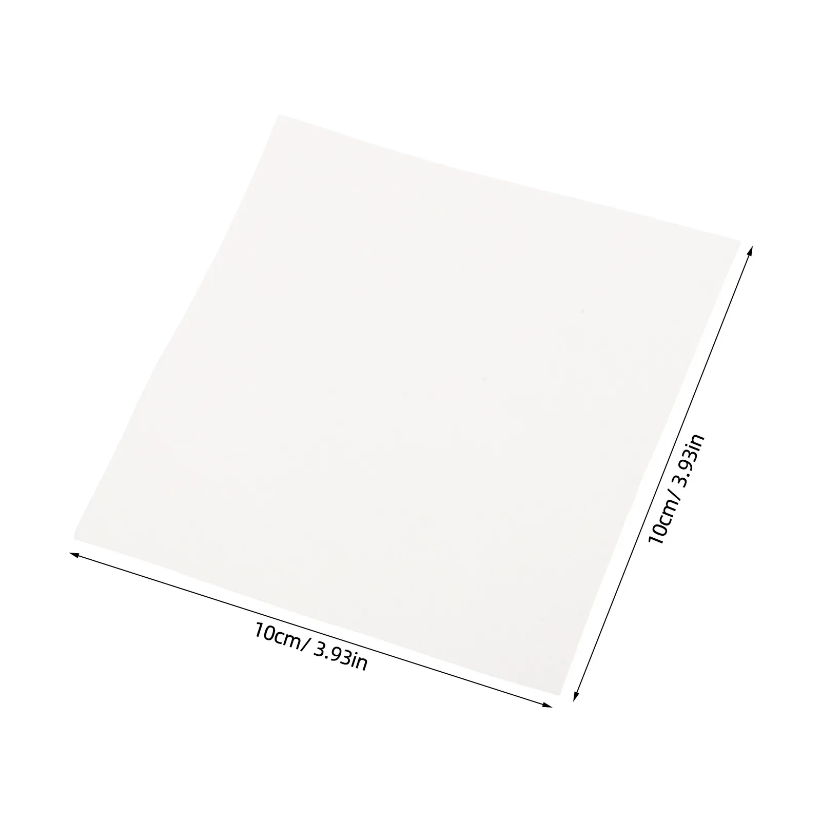 80Sheets Laboratory Qualitative Filter Paper 3.94x3.94 Square White Chemistry Experiment Science Analysis Filtration