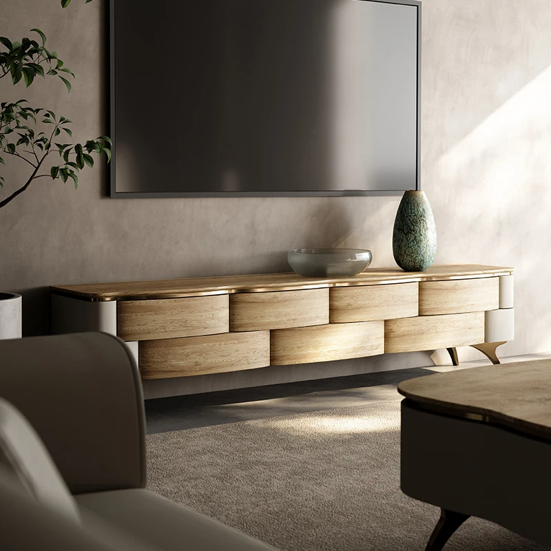 Solid Wood Organizer TV Cabinet Modern Universal Designer Hallway Display Tv Table Living Room Entertainment Muebles Furniture