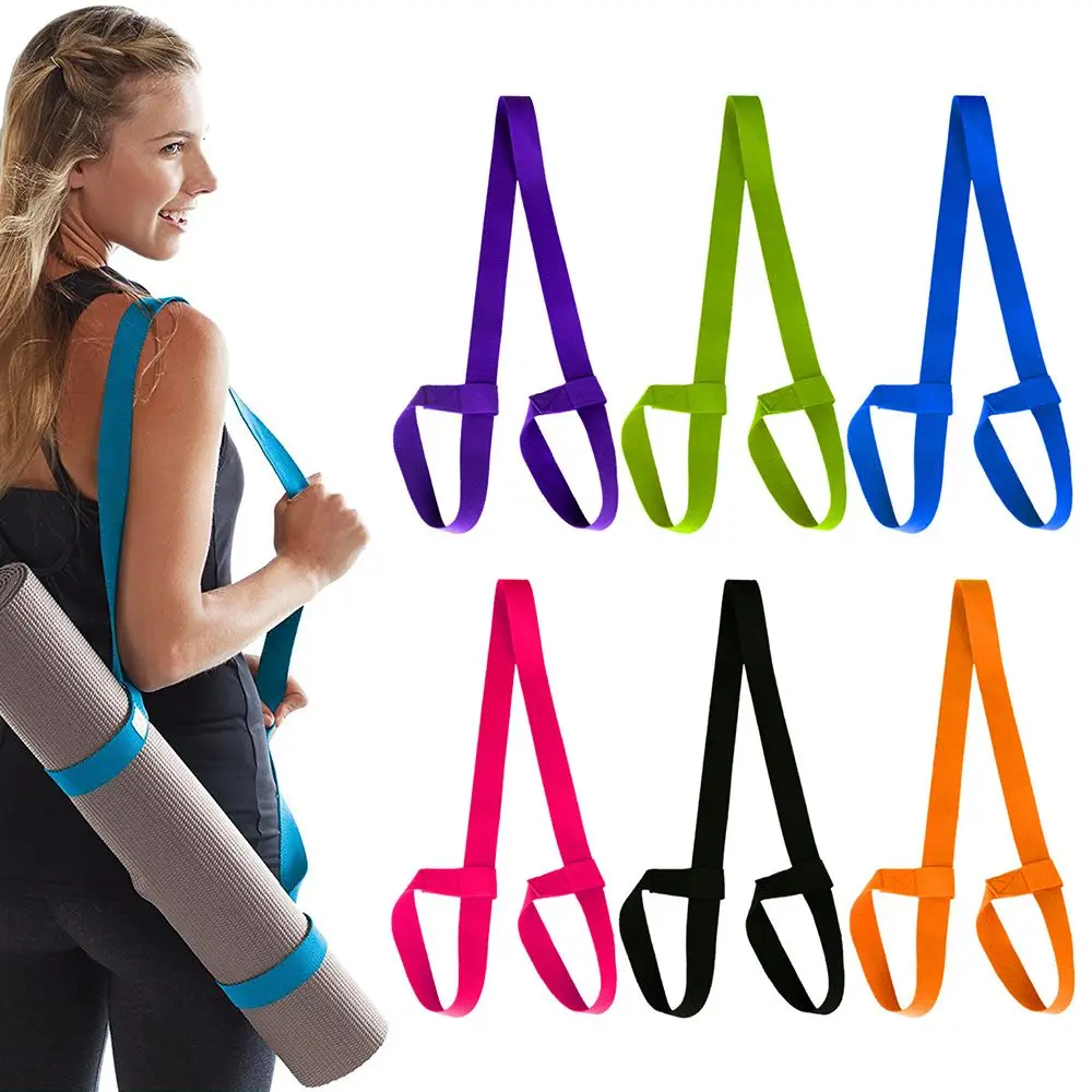 

Cotton 12Colors Adjustable Sports Carry Stretch Fitness Strap Shoulder Strap Yoga Mat Strap Yoga Belt