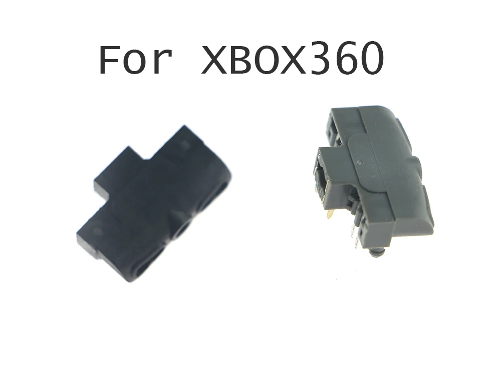 1 قطعة نوعية جيدة إصلاح أجزاء سماعة مقبس فتحات ل XBOX360 لاسلكيّ ذراع تحكّم سلكيّة أسود ورمادي