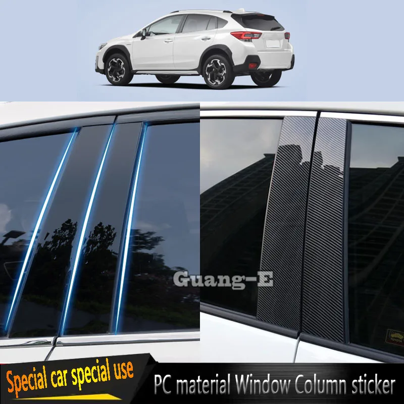 

10 шт., автомобильные наклейки из поликарбоната для Subaru XV 2018 2019 2020 2021 2022 2023