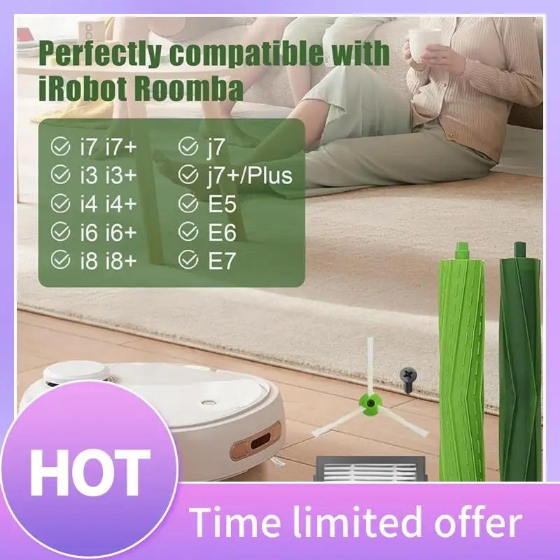 

A11R Replacement Parts For Irobot Roomba I7 I7+ I3 I3+ I4 I4+ I6 I6+ I8 I8+/Plus E5 E6 E7 I,E &J Series Vacuum Cleaner