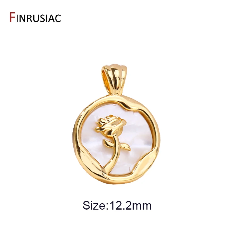 Hochwertige 18K vergoldete Messing-Herz- und Sternanhänger für die Schmuckherstellung, Muschel-Schmetterlingsanhänger für DIY-Halsketten- und Armbandherstellung. – Detail 14