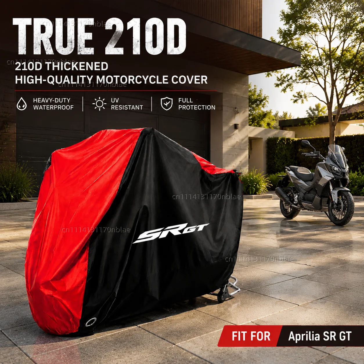 For Aprilia SR GT 125 200 2022- Aprilia RS125 RS 125 Tuono 2021 210D Motorcycle Cover Waterproof Dustproof UV Rain Cover