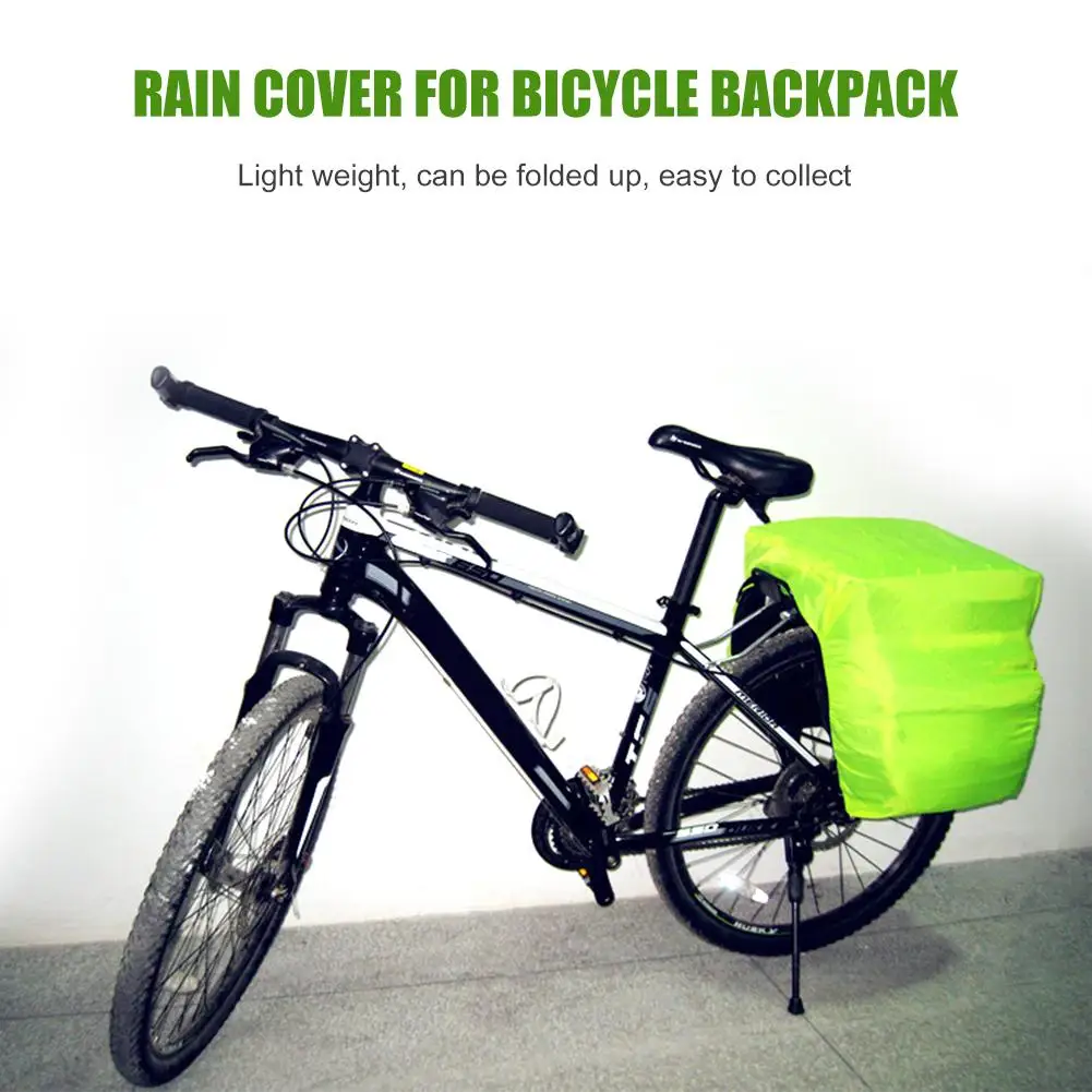 Bicycle Pannier Bag Rain Cover Rainproof Bike Tail Rear Luggage Cover Cycling Saddlebags Bicycle Accessories