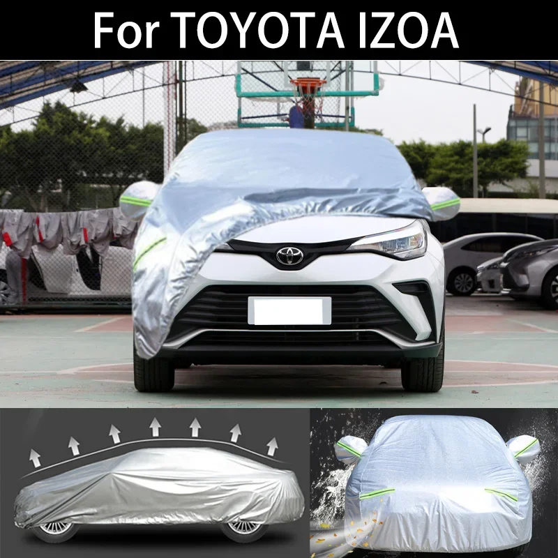 

For TOYOTA IZOA car Cover Dustproof Outdoor Indoor UV Snow Resistant Sun rain Protection waterproof hail cover for car