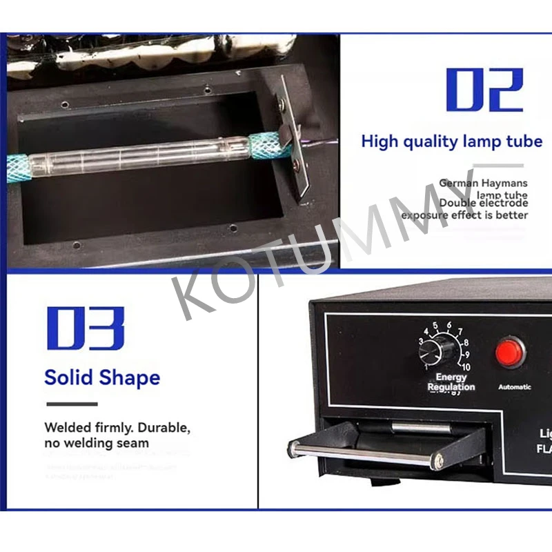 220V Automatic Digital Photosensitive Seal Flash Stamp Machine Seal Material Engraving Machine Stamping Making