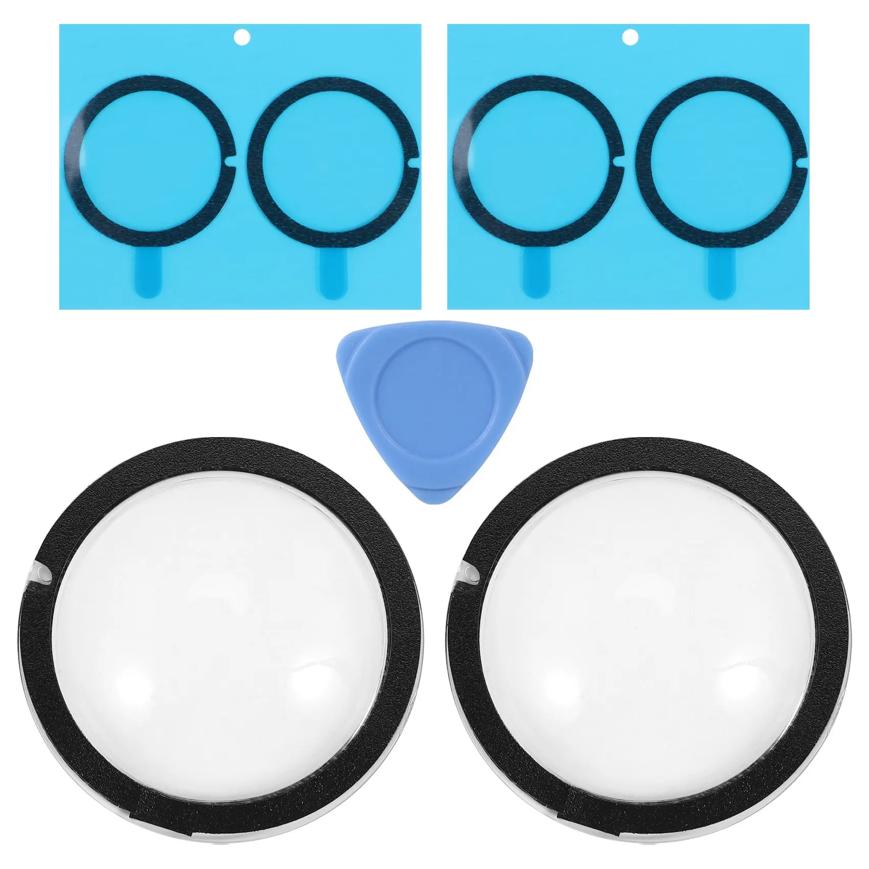 Lens Guards Camera Body Sticky Protector Cover Kits Lens Cap with Adhesive for Insta 360 ONE X2 image 2