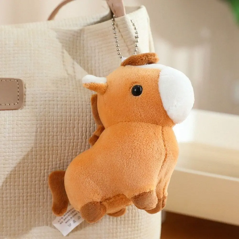 

Kawaii Cartoon Pony Pendant Steed Animal Horse Keychain Chinese Style 11cm Chinese New Year Gift Birthday Gift