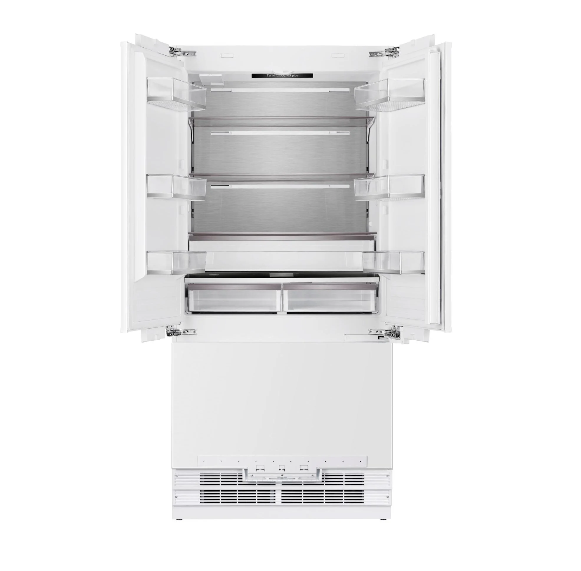 BRF-92BINF 552L White 213 cm Freestanding Refrigerator-freezer, 396L Refrigerator, 156L Freezer