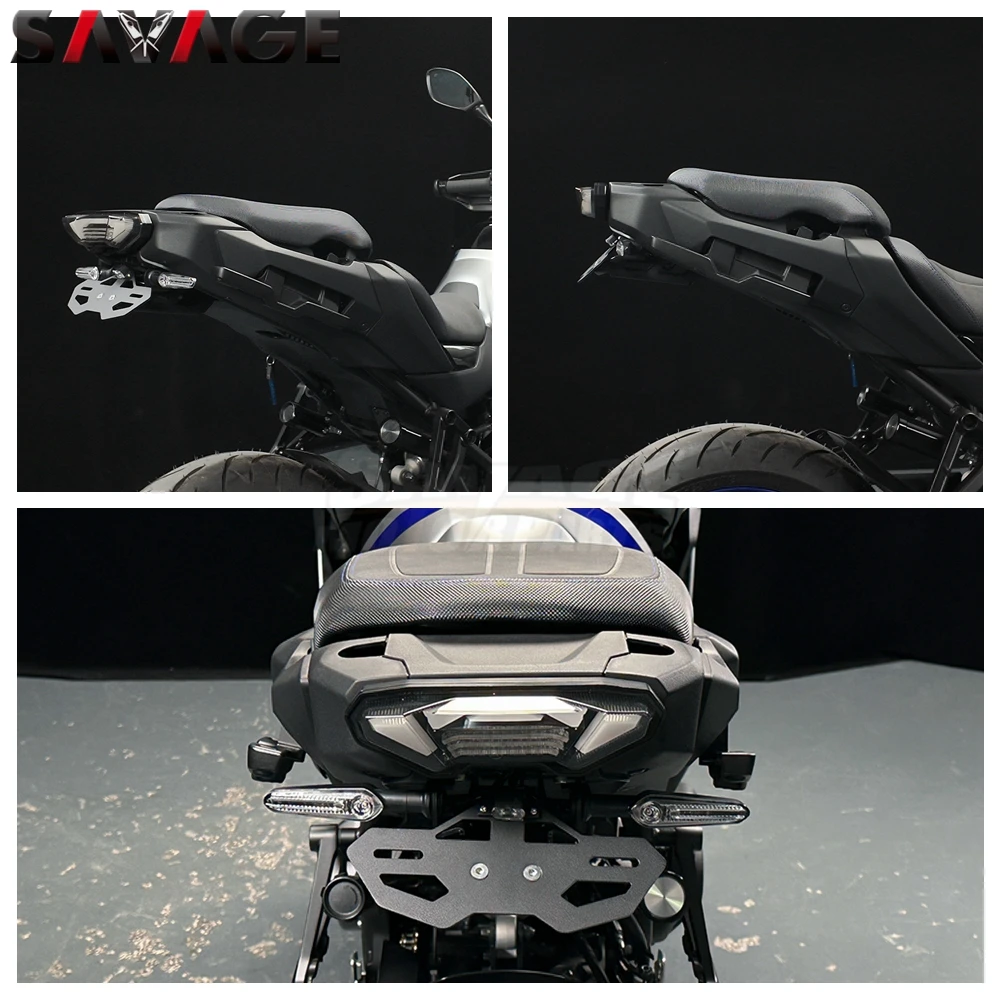 Tracer 9 License Plate Bracket For Yamaha Tracer 9 9GT 2025 Motorcycle Tail Tidy Fender Eliminator Registration Holder Support