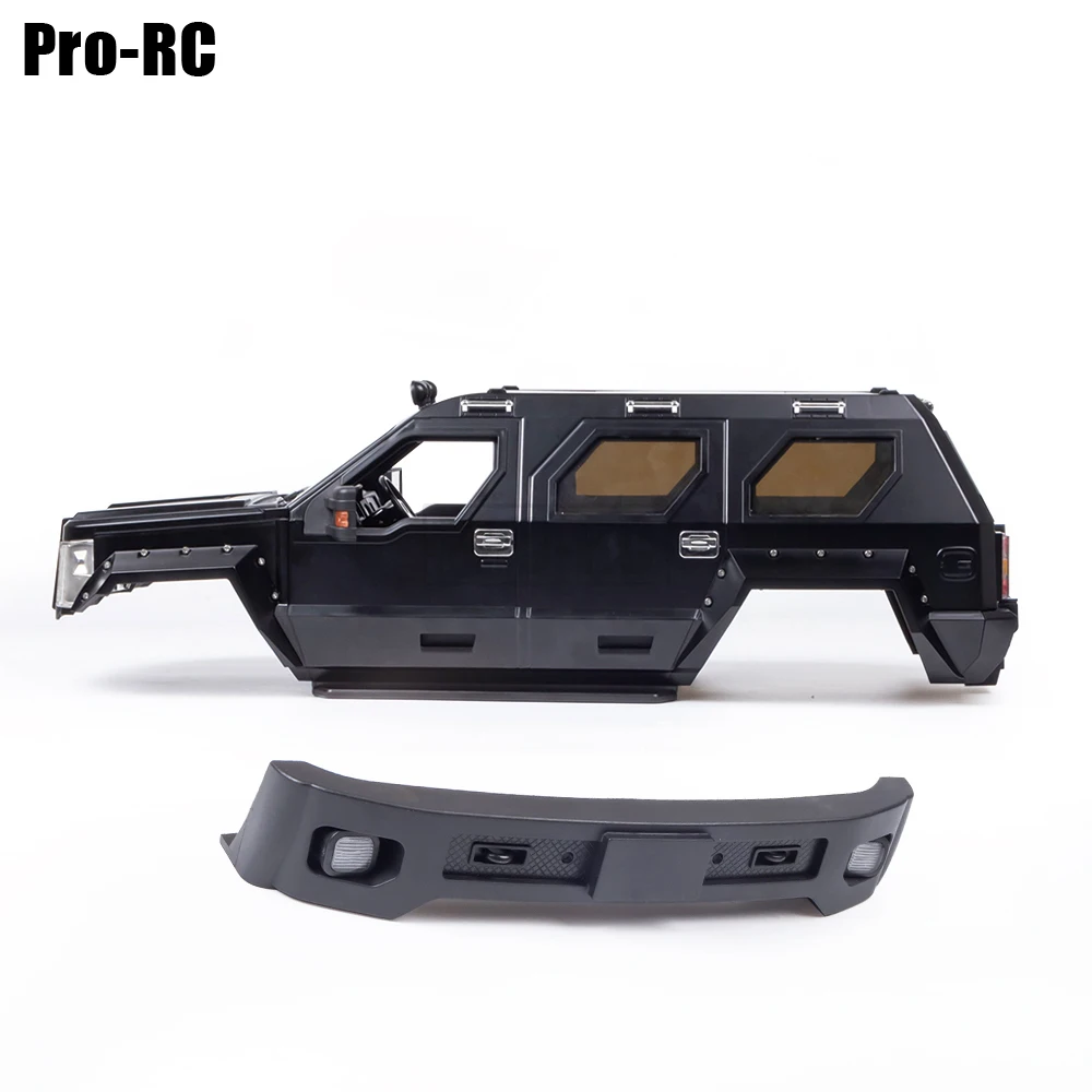 VITEZOR Hard Plastic 324mm Wheelbase George Patton GX Body Shell Kit for 1/10 RC Crawler Car Unassembled