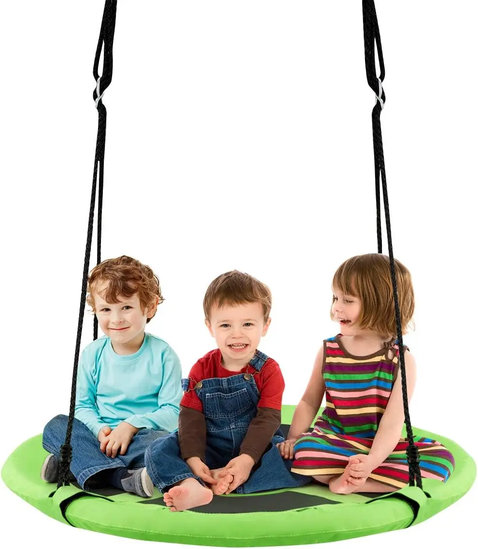2 in 1 Kids Detachable Hanging Chair Swing Tent Set, Hammock Nest Pod Hanging Swing Seat for Boys/Girls, Children Outdoor Indoor