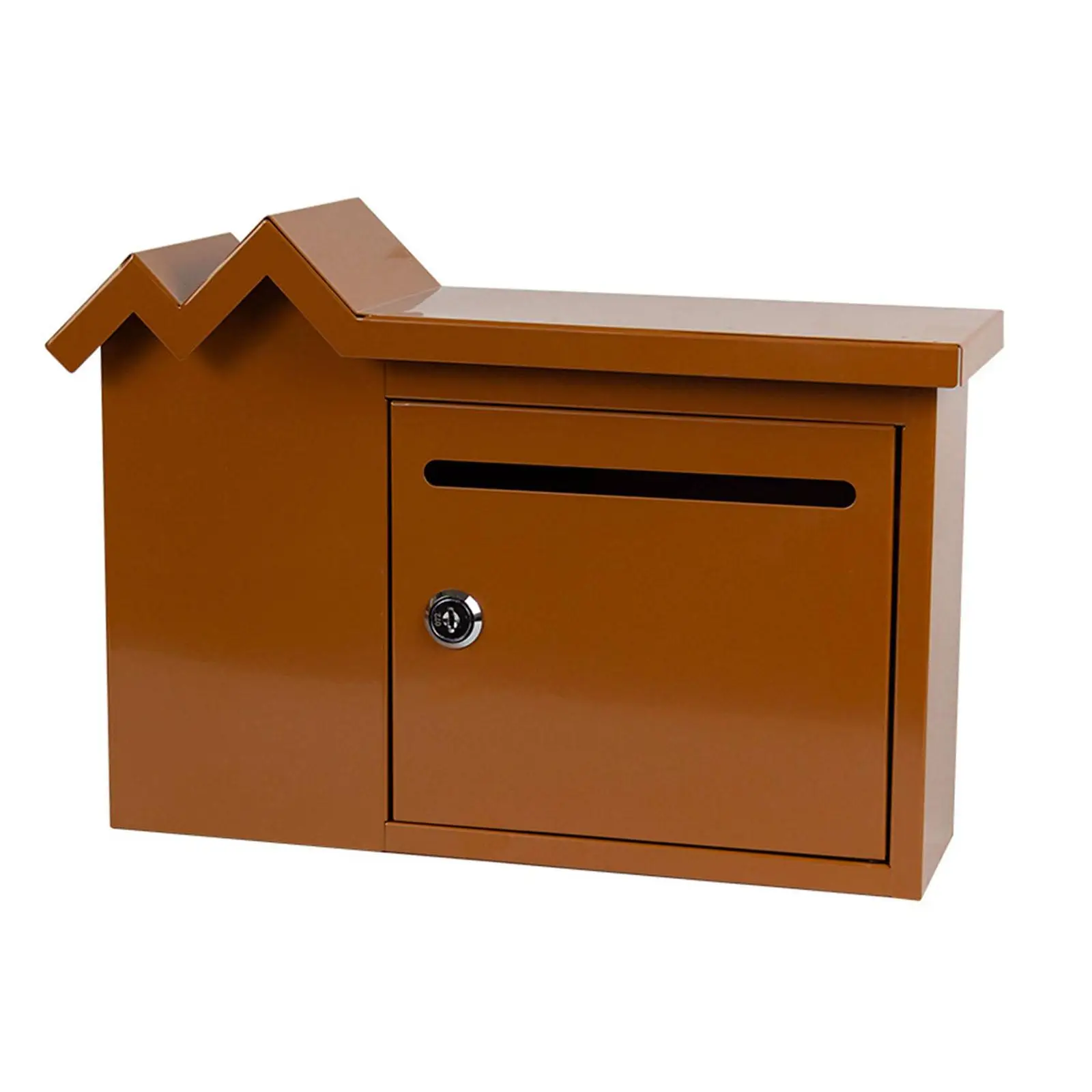 

Mail Storage Rectangular Rust Resistant Lightweight Utility Stable with Weep Holes Ideas Box for Office Decor Outdoor Domestic