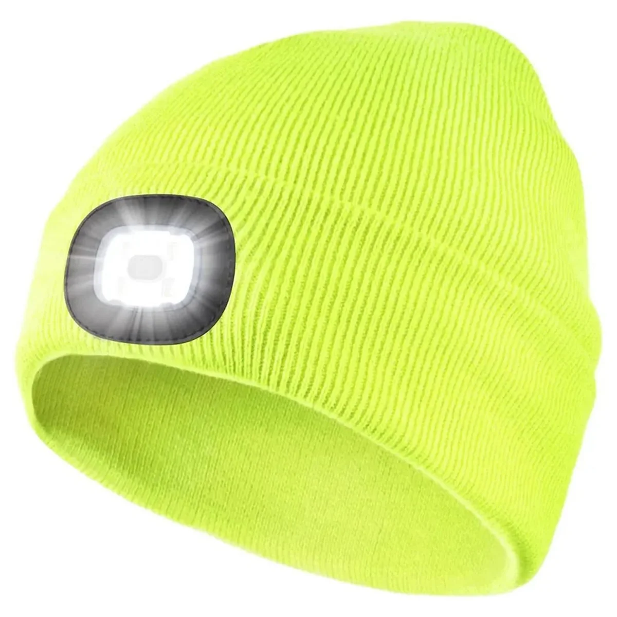 A27U chaud unisexe LED bonnet chapeau lumière USB Rechargeable hiver lampe de poche bonnet de noël avec lumière LED lampe frontale pour hommes C