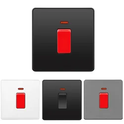 Water Heater Air Conditioner Blower Cooker Switch 20A 45A DP Power Switch High Power Appliance Plastic Frame
