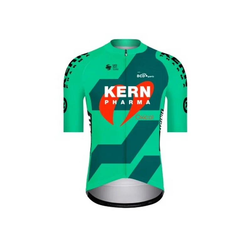 LASER CUT 2025 Equipo Kern Pharma TEAM SHORT SLEEVE CYCLING JERSEY SUMMER CYCLING WEAR ROPA CICLISMO+BIB SHORTS