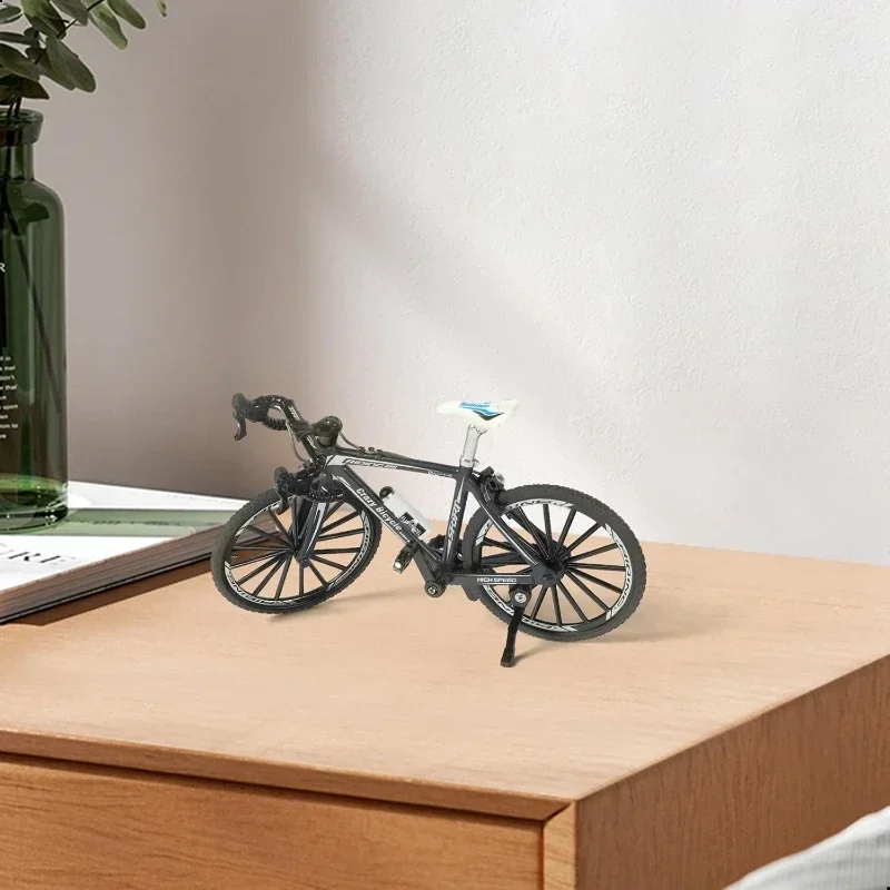 1:10 Mini Alloy Finger Bike Bicycle Model Toy for Adults Kids Home Office Desk Decoration Gift for Bicycle Lovers