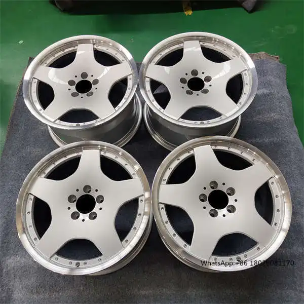 

Classical Forged Rims 18Inch 8.5J 9.5J 10J Staggered Sliver Machine Lip Alloy Wheels Fit For Mercedes Benz SL600 560SEC E500