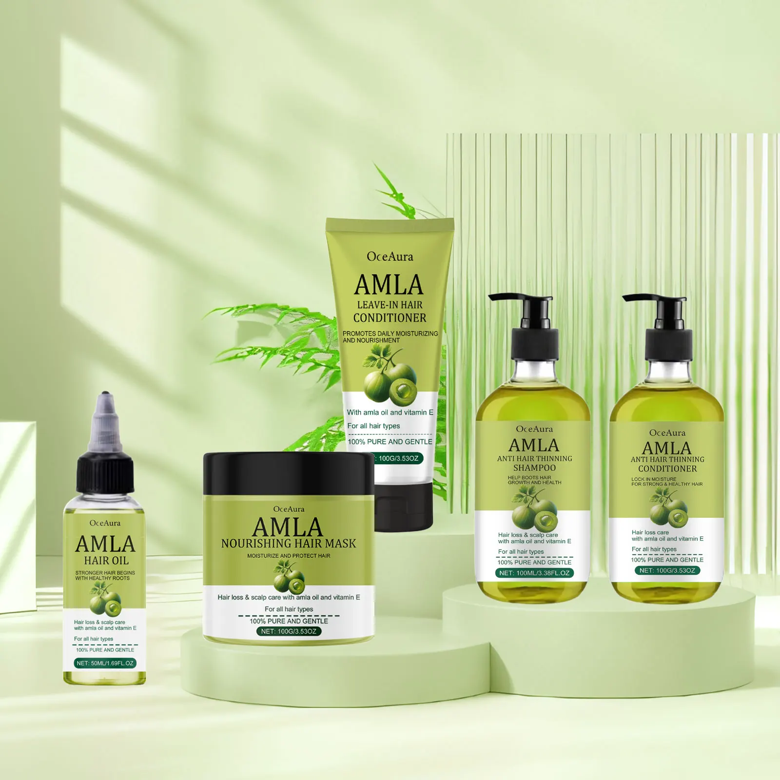 Aceite de Amla Original para el crecimiento del cabello, reparación suavizante, dañado, seco, rizado, tratamiento del cuero cabelludo dividido, acondicionador de mascarilla para el cabello