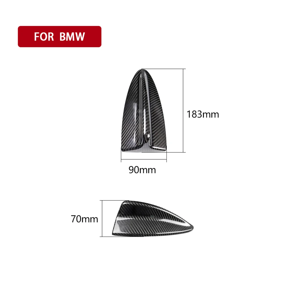 

for BMW Real Carbon Fibre Antenna Shark Fin Trim Cover M3 3 Series E90 E92 E46