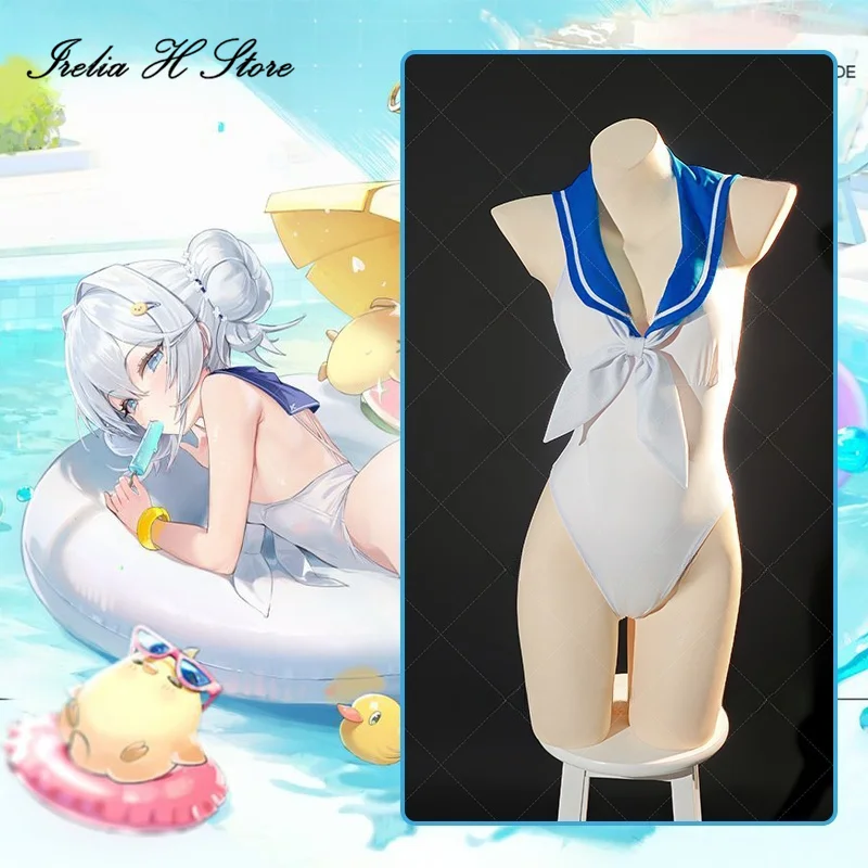 

Irelia H Azur Lane KMS Jade Косплей Костюм Игра KMS Jade Сексуальный Летний JK Комбинезон Купальник Женские Костюмы на Хэллоуин