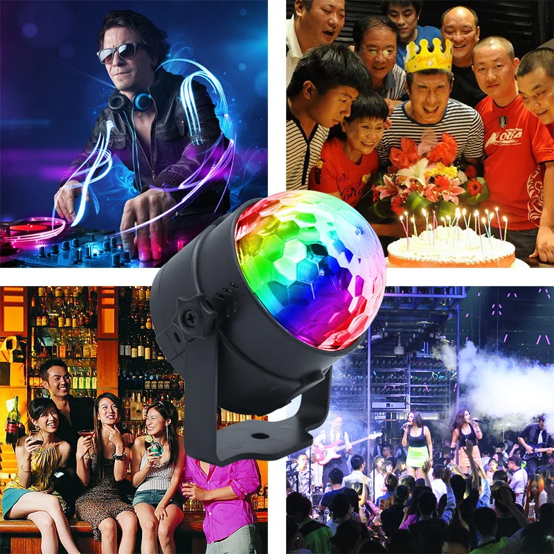

Mini Magic Ball Party Colorful Lights R10 Stage Lights KTV Ambient Projection Lights