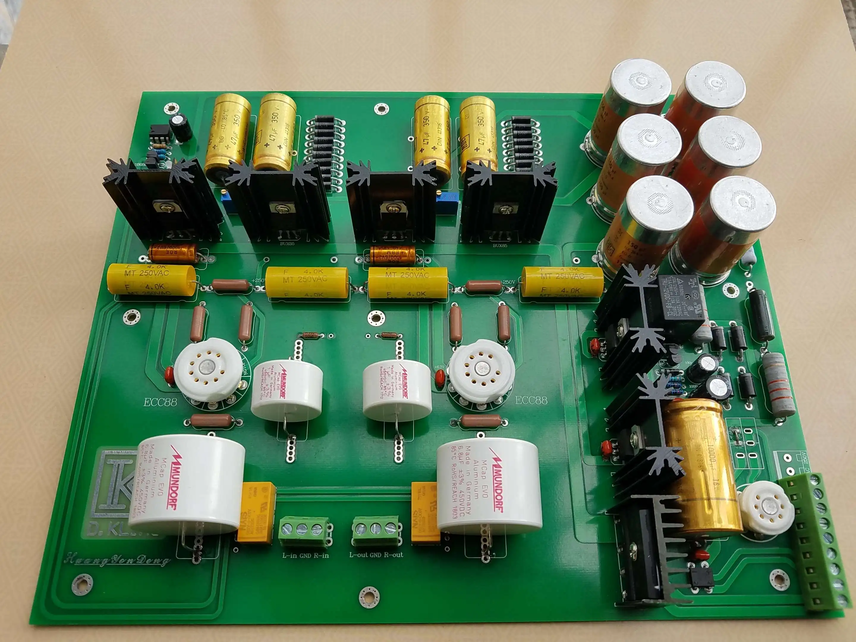 ドイツのTianji電子管フロントステージボード250-0-250v100ma、9v2a、6.3v1aの模倣