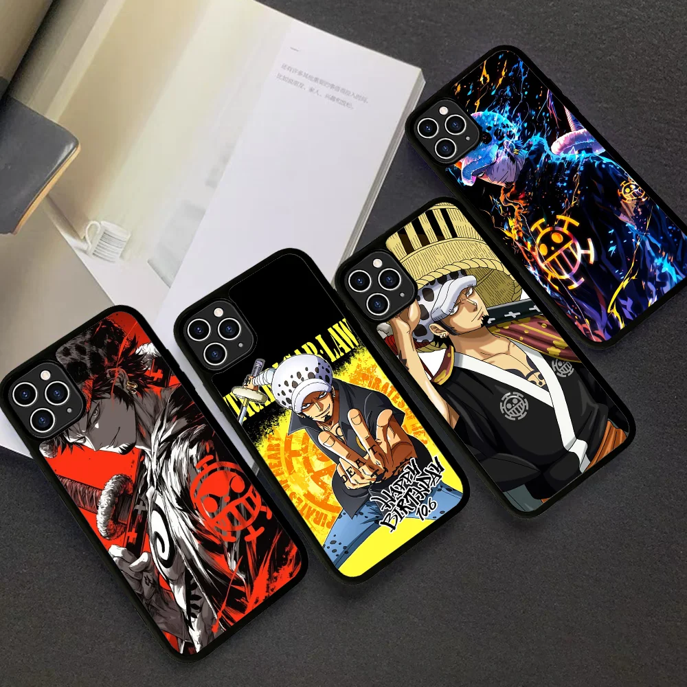 

Trafalgar O-One P-PieceS D.Water Law Phone Case Silicone PC+TPU For Samsung S10 20 30 22 23 24 Plus Lite Ultra Cover