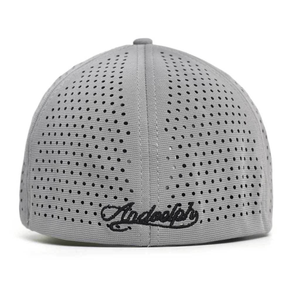 Mesh Short Brim Back Closed Baseball Cap Men Women Breathable Snapback Hats Fitted Dad Hat Adjustable Solid Trucker Style image 4