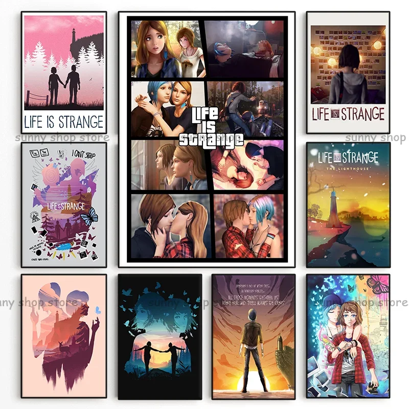 Life Is Strange The Storm Video Game Posters and Prints Canvas Art Painting Wall Pictures for Living Room Decoration Home Decor