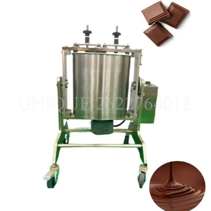 10-100L 750w Electric Wet Stone Grinder Cocoa Stone Refiner Grinder Automatic Melting Storage Tank Chocolate Melanger Machine