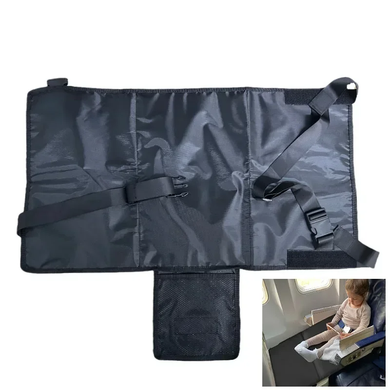 Kids Travel Airplane Bed Seat Extender Children Pedals Beds Portable Travel Accessory for Airplane Train High Speed Train Seats