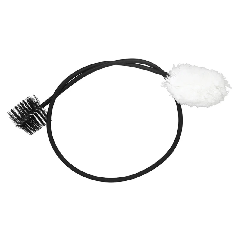 

Multipurpose Saxophone Cleaning Brush Curved Neck Double Headed Brush Trumpet Cleaner Wind Instrument Cleaning Brush X5QF