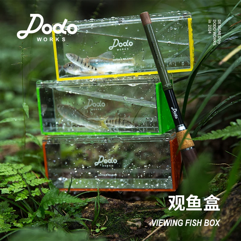 

Portable Fish Viewer - Magnetically Sealed Acrylic Observation Box for Creek Fishing, Tide Pool Study & Kids Nature Exploration