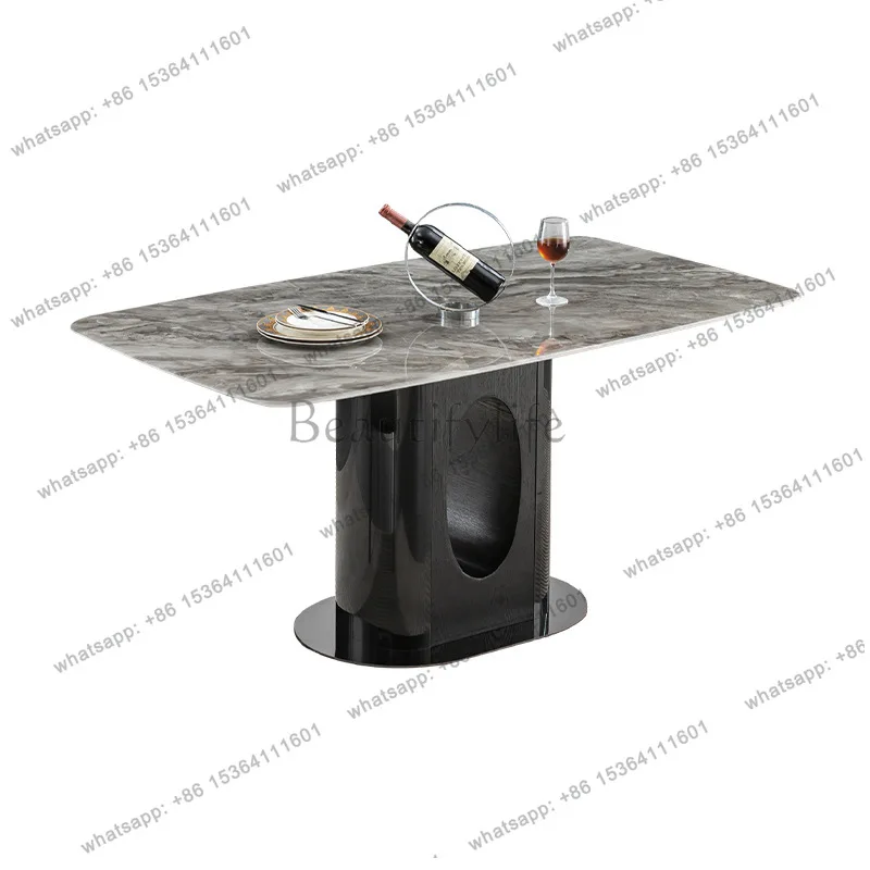 

Restaurant Modern Dining Tables Rectangle Work Living Room Negotiation Dining Tables Simple Metal Furniture Обеден Стол