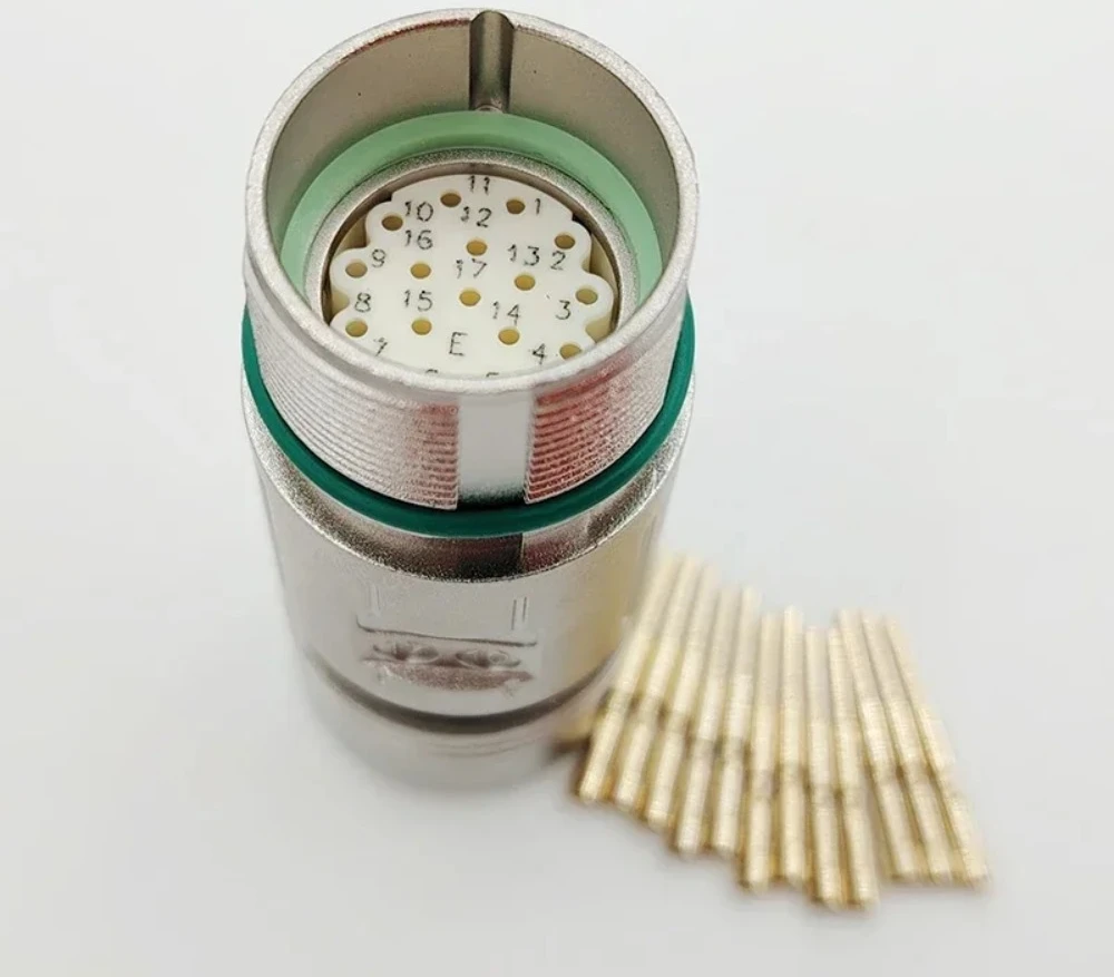 

Waterproof M23 12/17 Pin Female Encoder Cable Stable Signal for Industrial Automation and Machinery