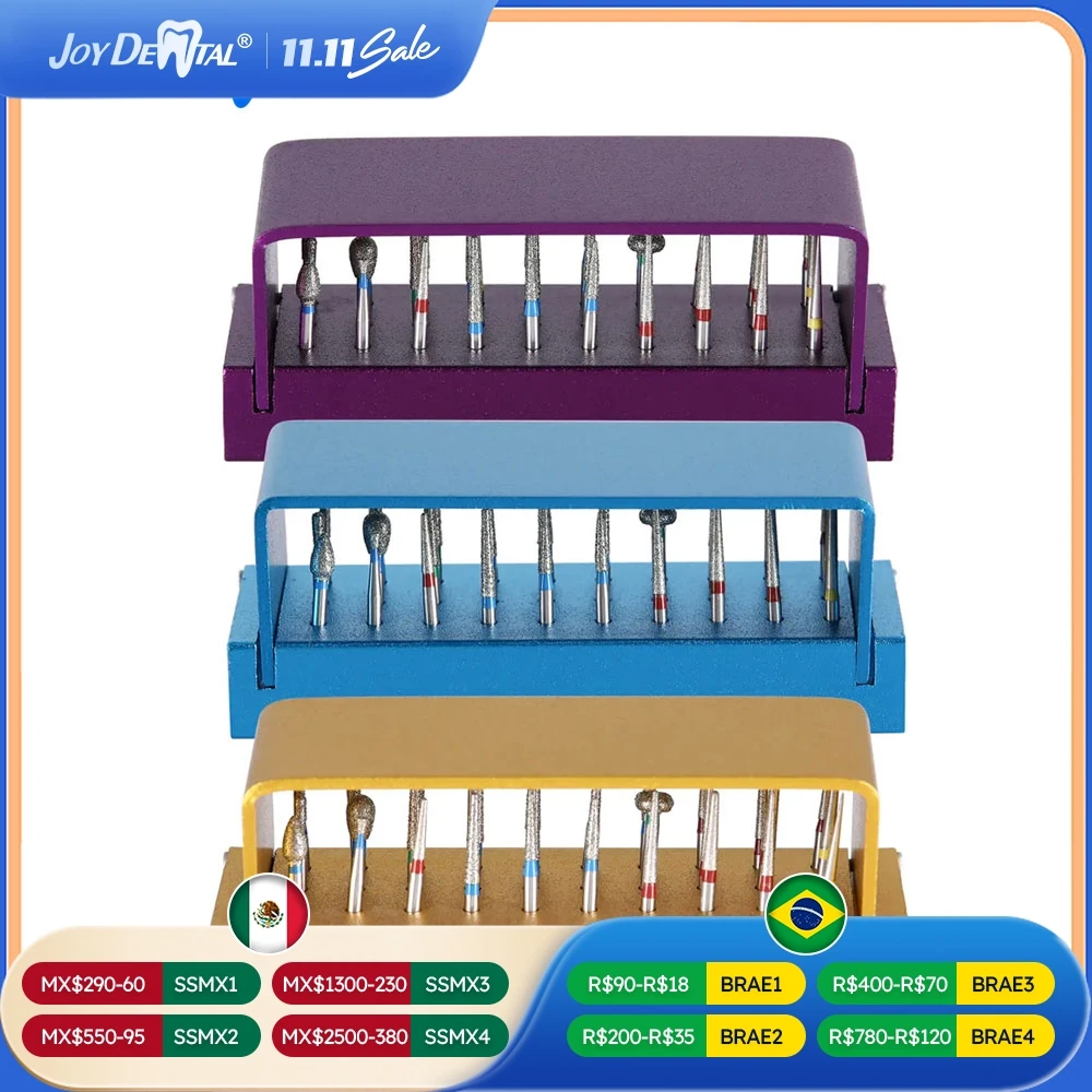 

Стоматологические алмазные боры с 30 отверстиями, сверло, дезинфекционный блок, высокоскоростной фg Бур, Автоклавируемые алюминиевые стоматологические инструменты