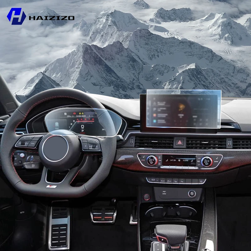 

For Audi S4 RS4 2021-2025 Car interior Matte Screen Protector console GPS Navigation LCD screene TPU film Scratch resistant PPF