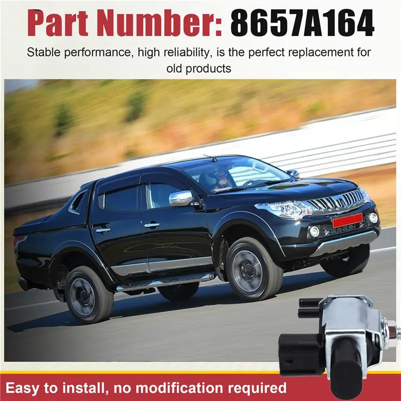 2-Pin Emission Solenoid Control Valve 8657A164 For Triton ML 4M41, Pajero NS, L200 Model Compatibility-M53K